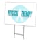 Signmission Physical Therapy Yard Sign & Stake outdoor plastic coroplast window, C-1216-DS-Physical Therapy C-1216-DS-Physical Therapy - alternate 1